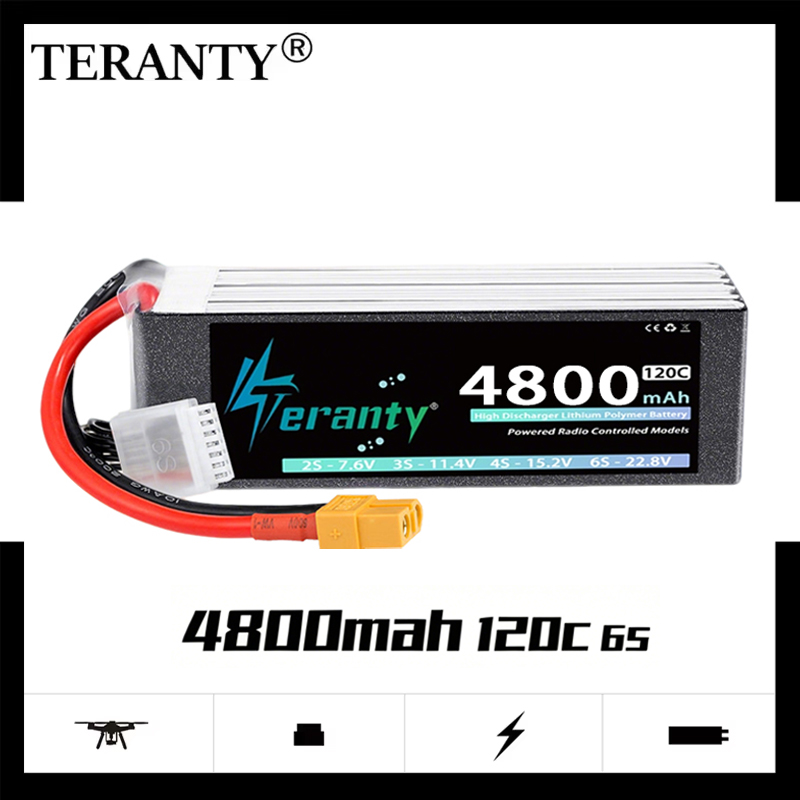 Lipo Battery 6S - TERANTY 6S 4800mAh Lipo Battery 22.8V
