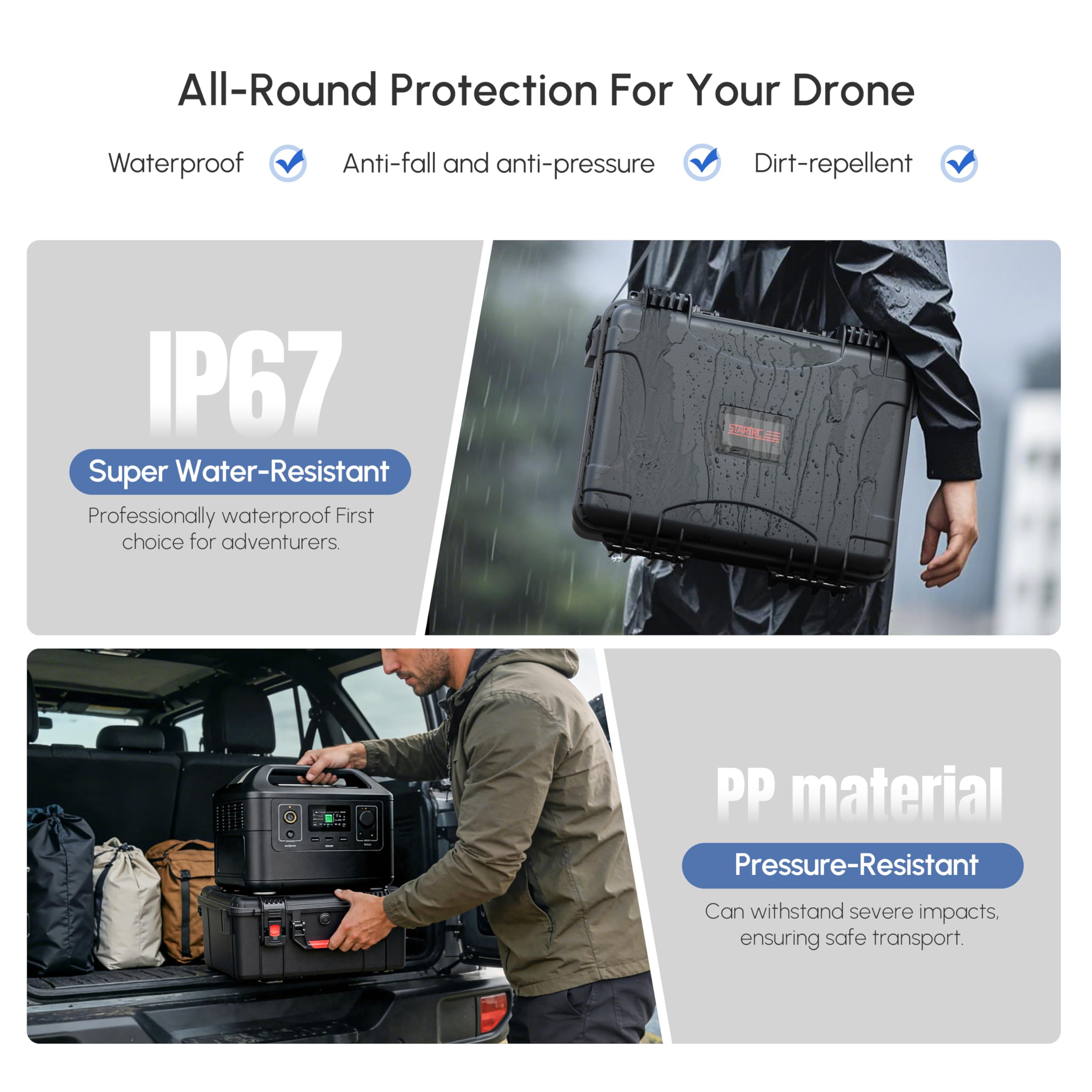 Waterproof Hard Case for DJI A - Drone Goggles Dji 评论和价格