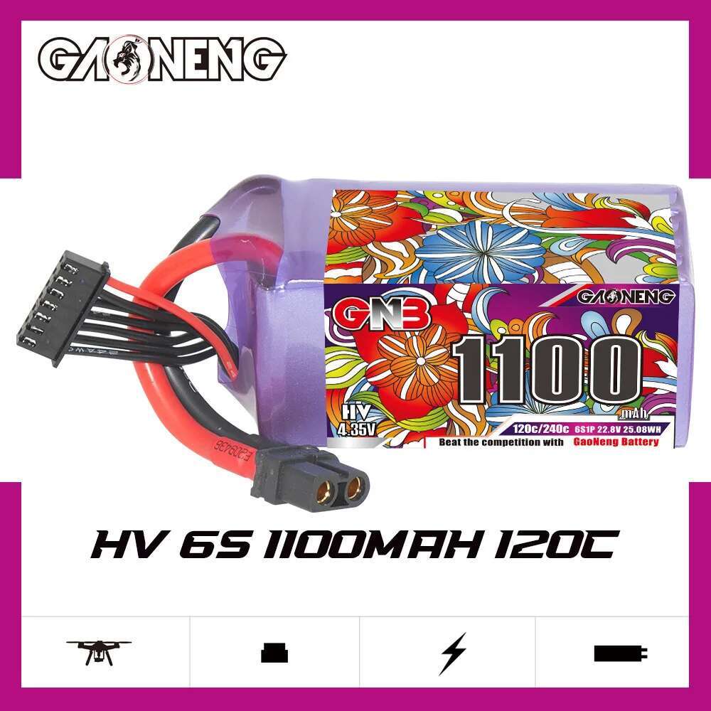2Pcs GNB 6S Lipo Battery 22.8V - Lipo Battery 6S 评论和价格