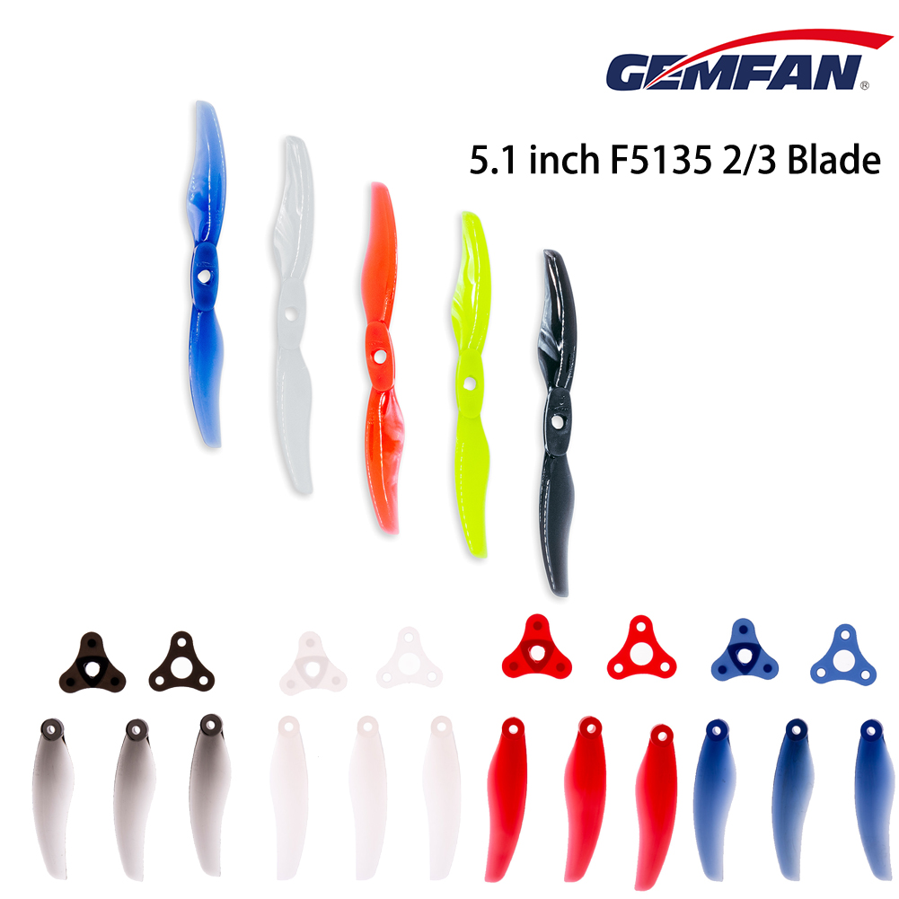 4Pairs GEMFAN Floppy Proppy F5 - 5 Inch Propeller 评论和价格