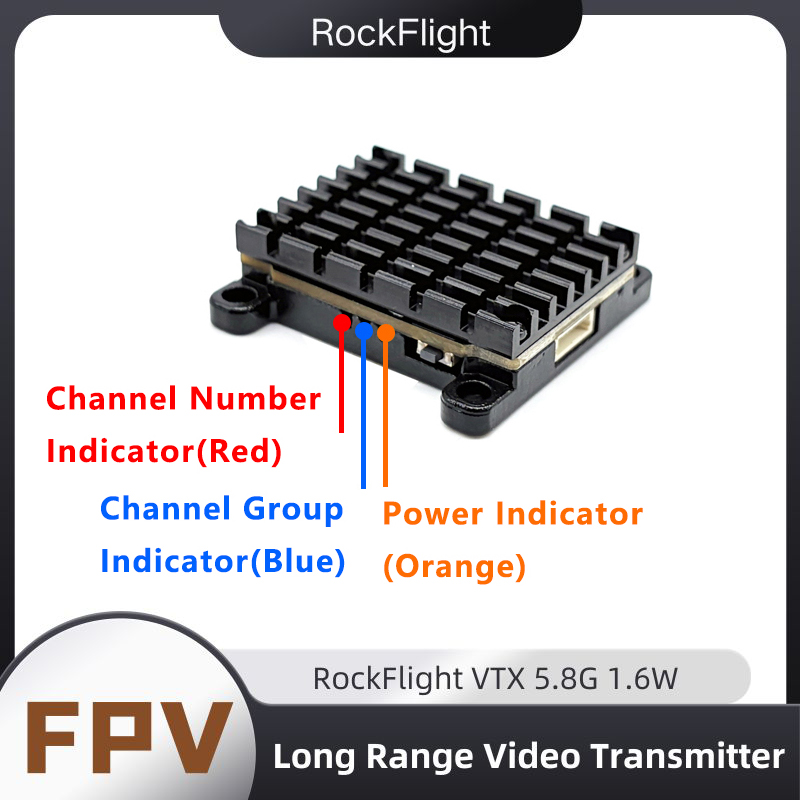 RockFlight TX663 VTX 5.8G 48CH - Rc Transmitter 评论和价格