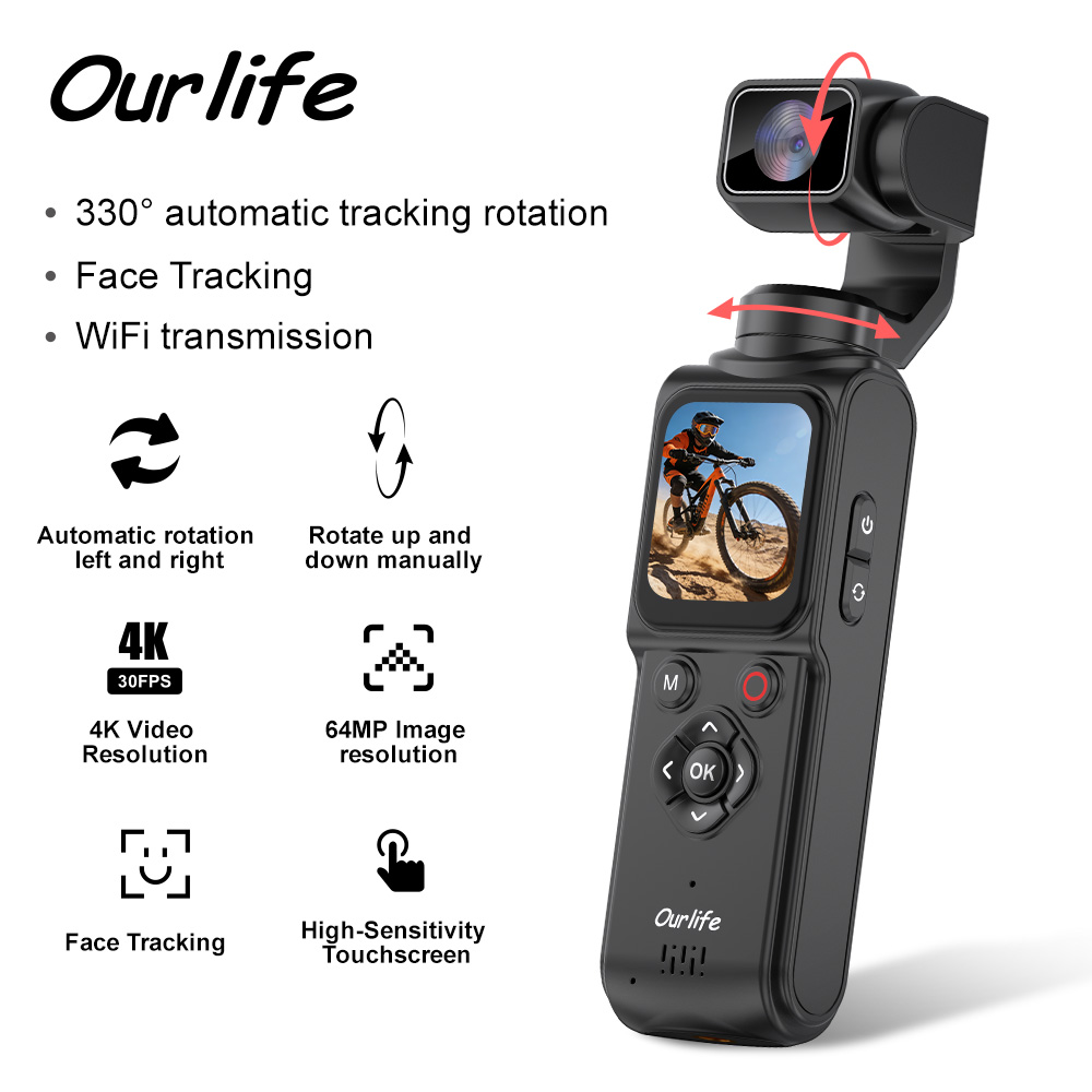 Ourlife 4K Action Camera 330°  - Runcam Camera 评论和价格