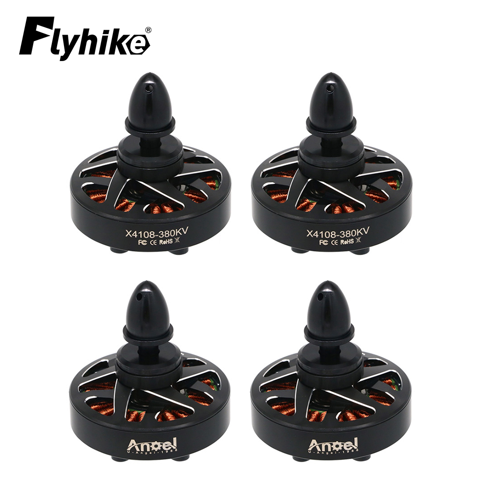 4pcs UAngel 4108 X4108 380KV 6 - Brushed Drone Motor 评论和价格