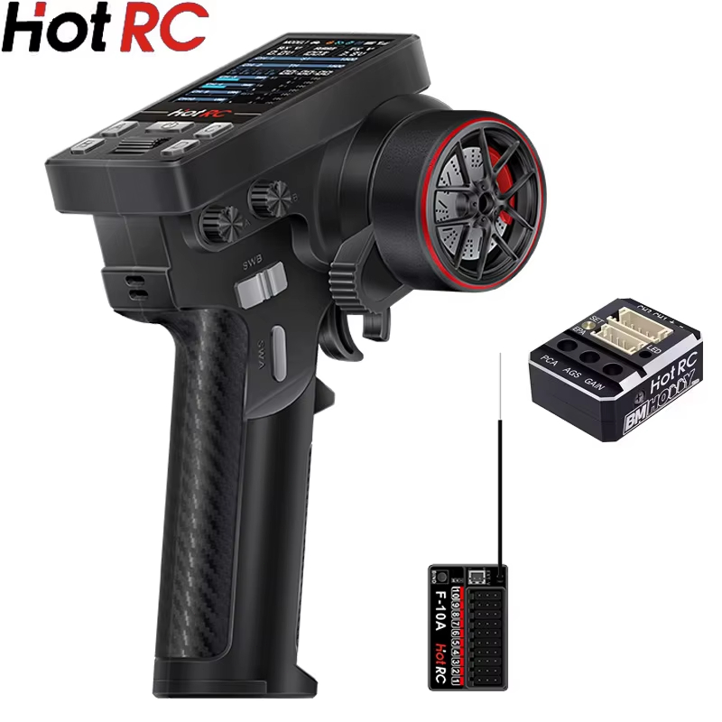HotRC CT-10B 10Ch 2.4Ghz RC Tr - Radio Transmitter 2.4Ghz 评论和价格