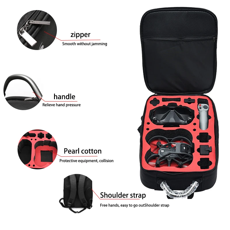Portable Case Backpack Nylon W - Drone Goggles Dji 评论和价格