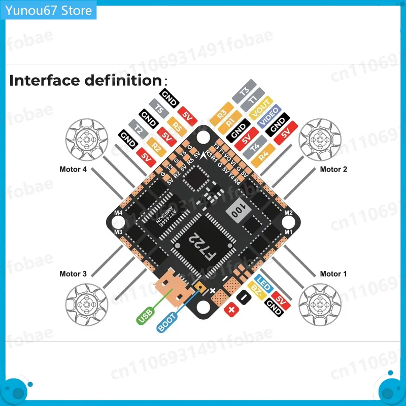 For GEPRC GEP-F722-45A AIO V2  - F722 Flight Controller 评论和价格