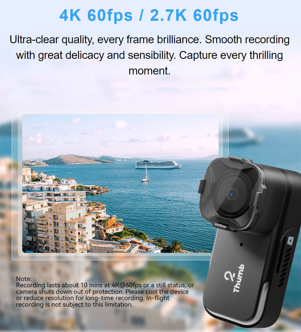 New Version RunCam Thumb 2 4K  - Runcam Camera 评论和价格