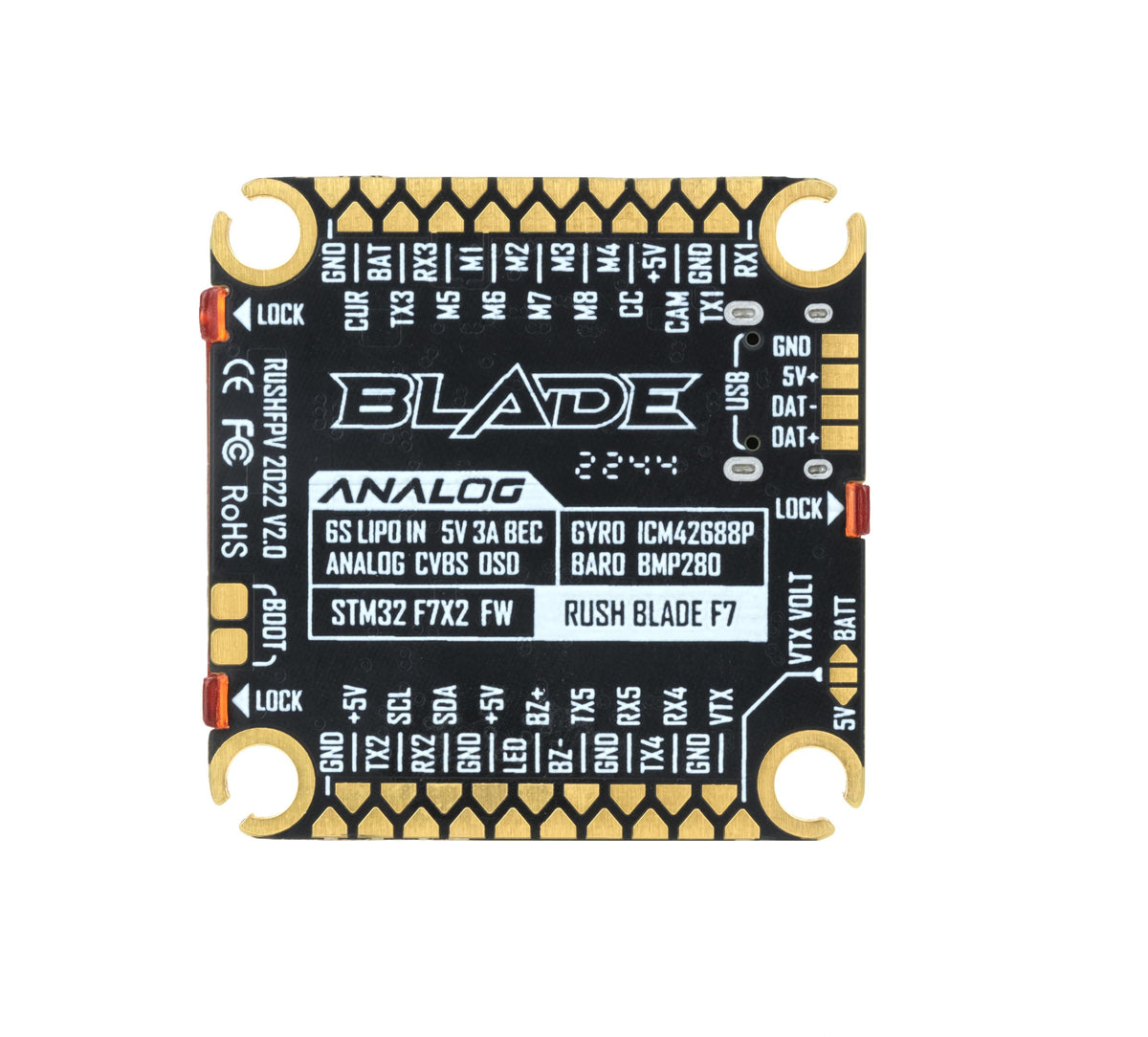 RUSH BLADE F722 V2 Analog Flig - Flight Controller 评论和价格