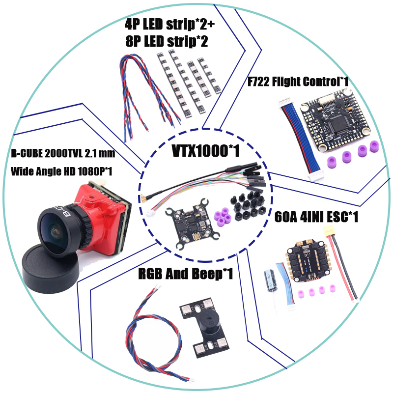 RCtoSky F4V3S PLUS F722 F745 H - F722 Flight Controller 评论和价格