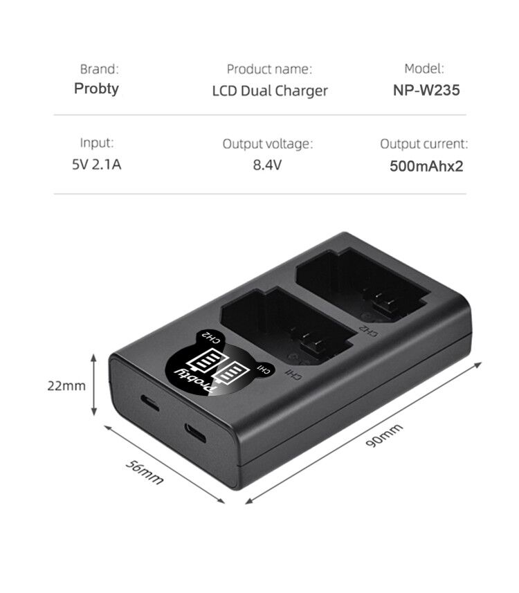 2200mAh NP-W235 NP W235 Batter - Drone 评论和价格