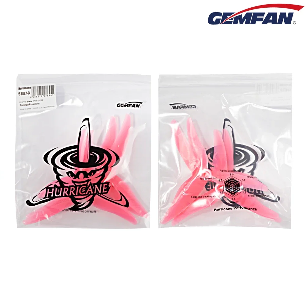 10Pairs (10CW + 10CCW) Gemfan  - 5 Inch Propeller 评论和价格