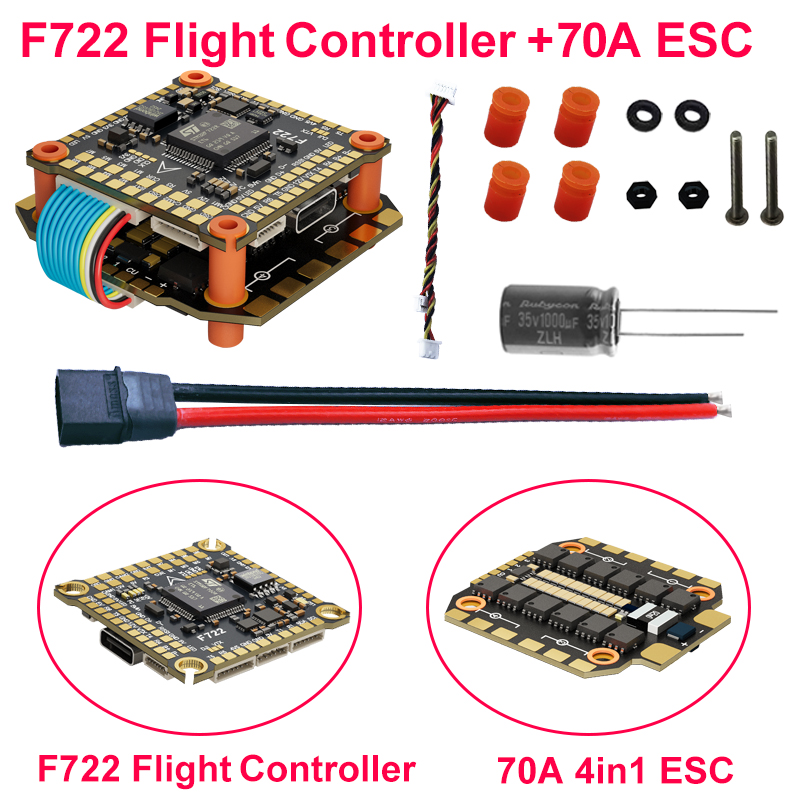 DAKEFPV F722 60A Stack ICM4268 - F722 Flight Controller 评论和价格