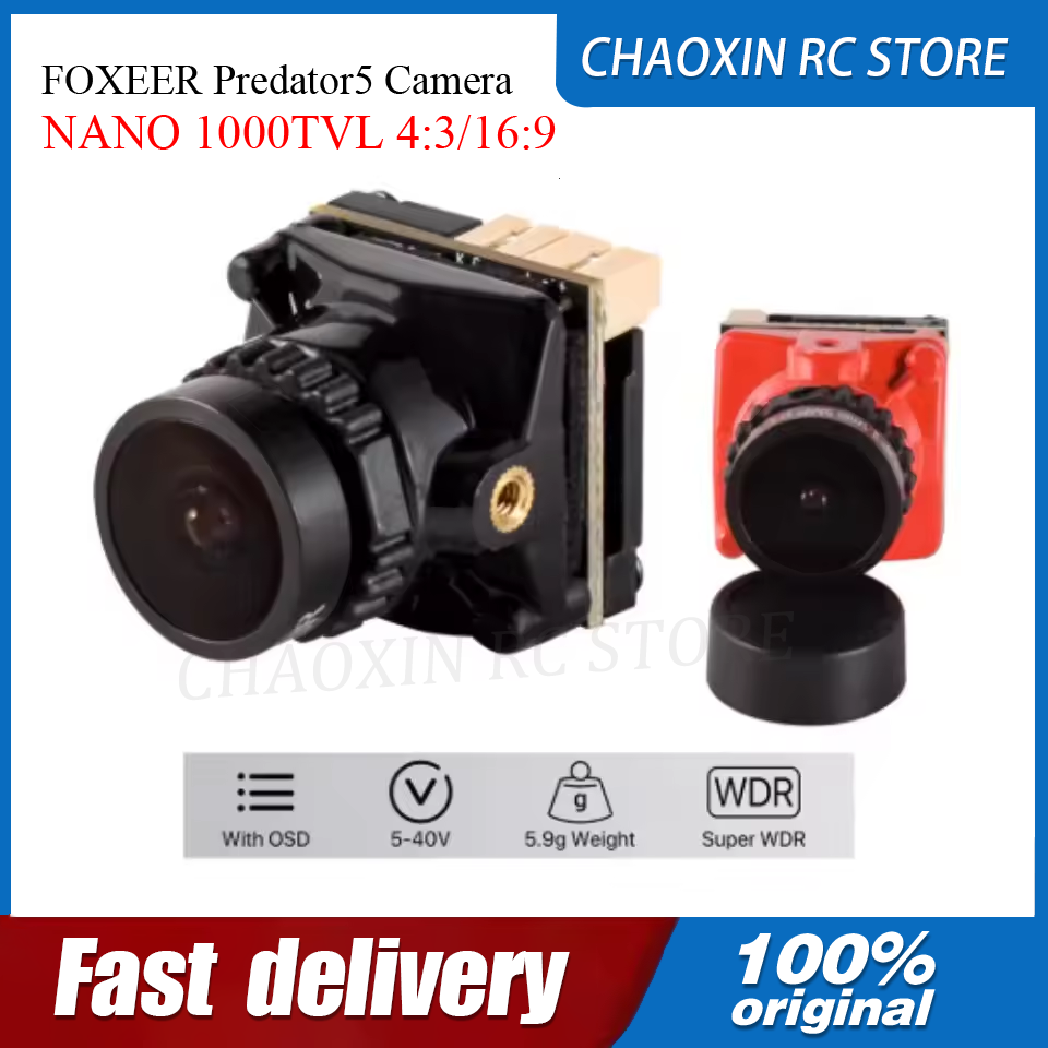FOXEER Predator5 Camera NANO 1 - Drone With Camera 评论和价格
