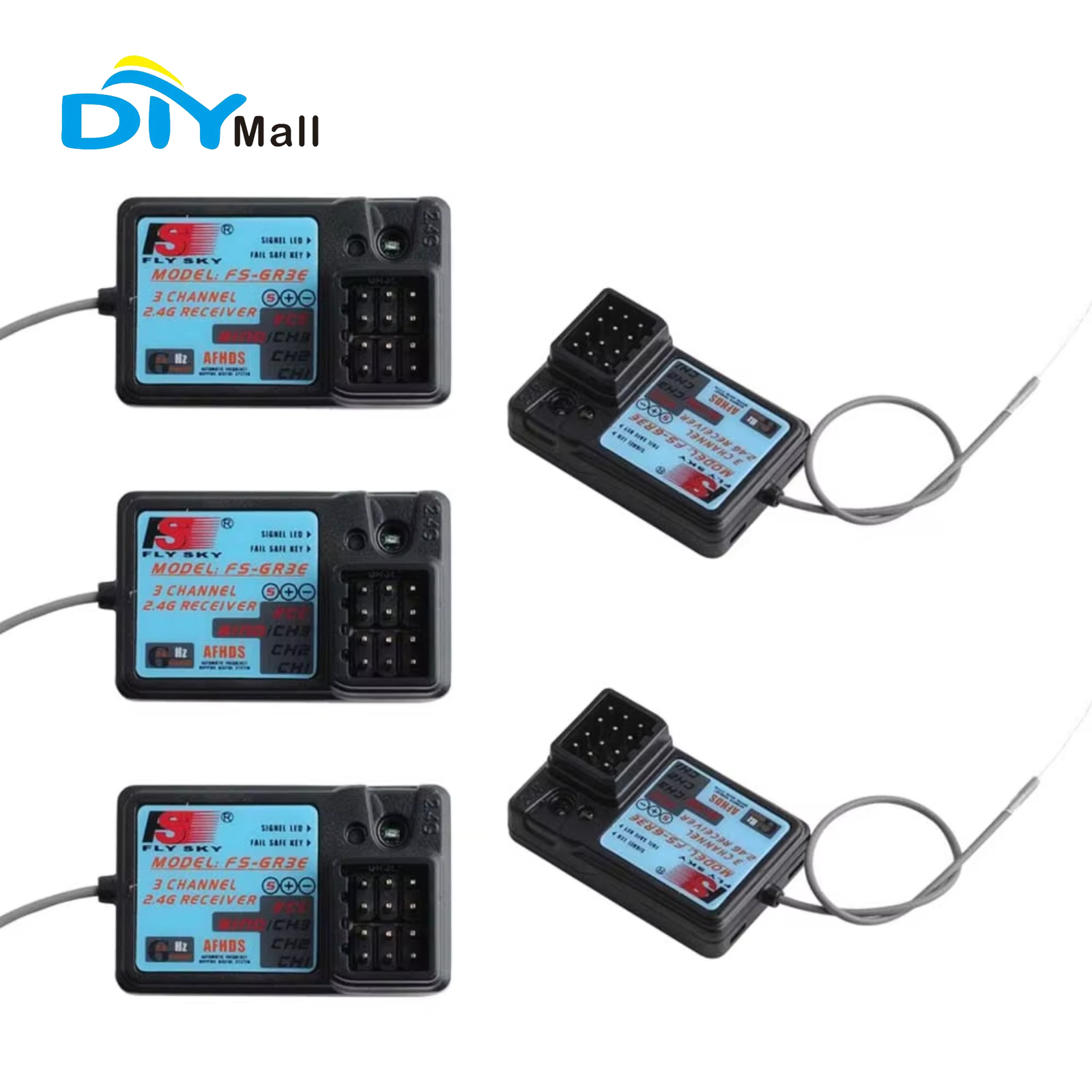 Flysky FS-GR3E 3CH 2.4GHz Wate - Flysky Transmitter 评论和价格