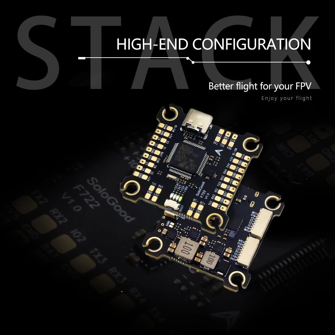 SoloGood F722 60A Stack ICM426 - F722 Flight Controller 评论和价格