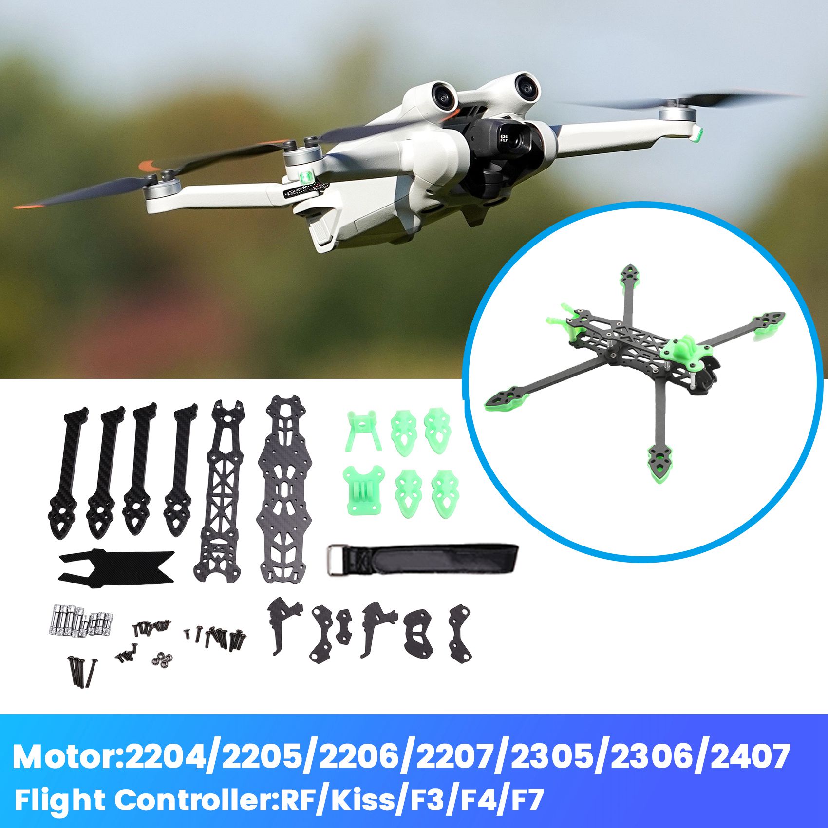 YSUN-MARK4-HD Mark 4 HD 5Inch  - Carbon Fiber Drone Frame 评论和价格