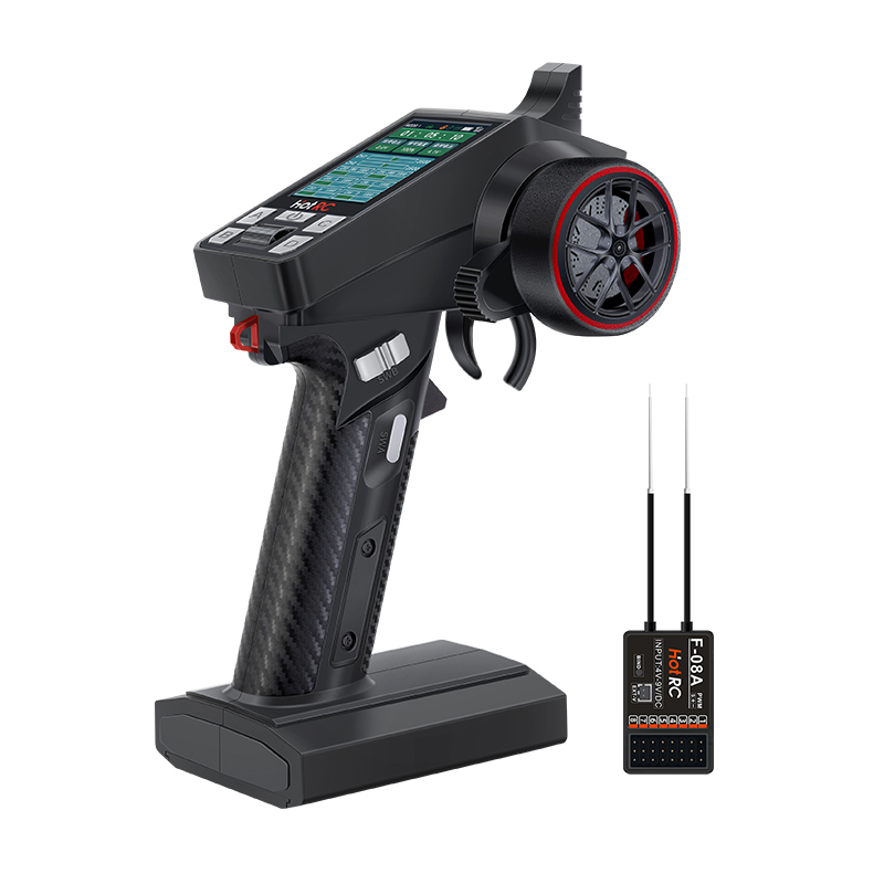 HOTRC CT-8A 8-CH Smart RC Tran - Radio Transmitter 2.4Ghz 评论和价格