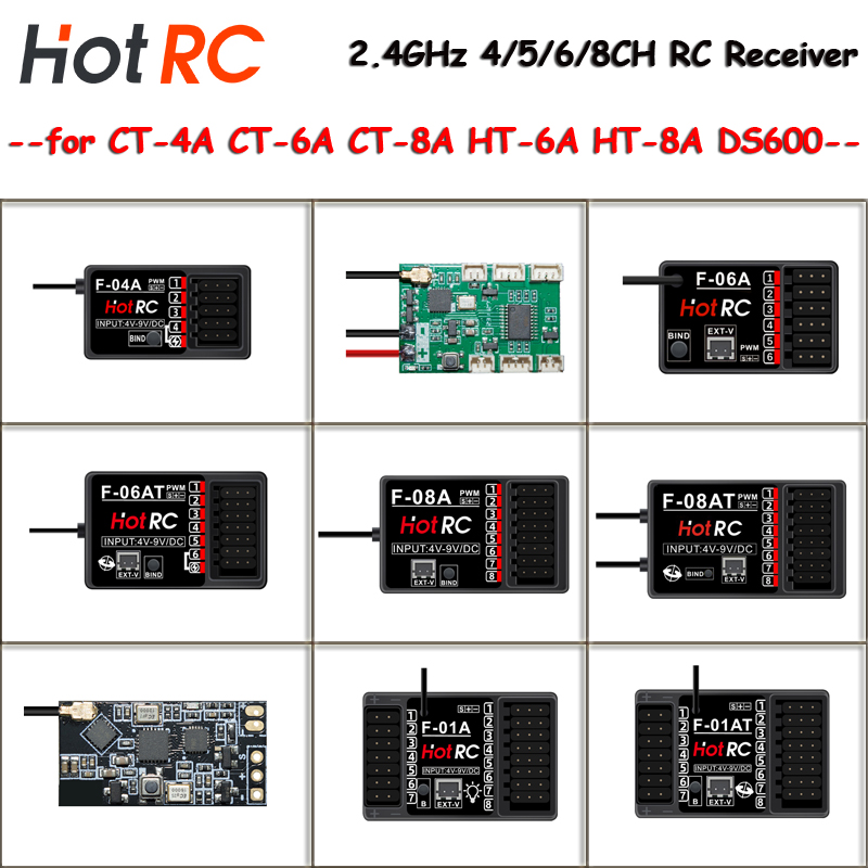 HOTRC 2.4Ghz Receivers F-01A F - Radio Transmitter 2.4Ghz 评论和价格